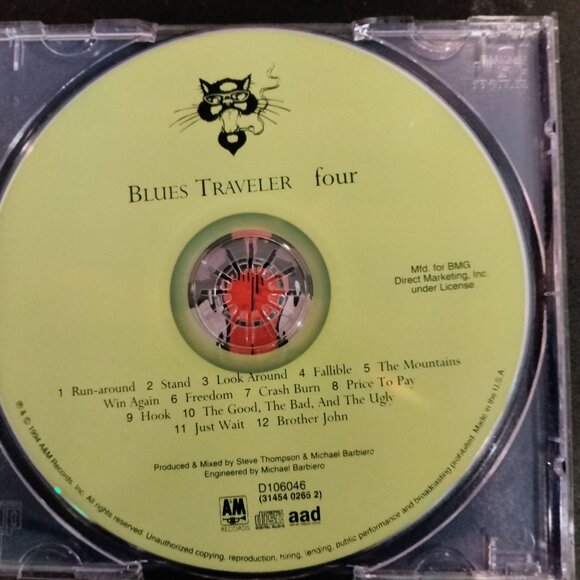 Blues Traveler Four CD Album 1994 - Picture 5 of 6